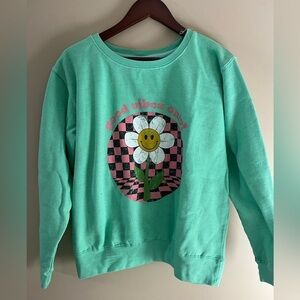 Pacific and co good vibes sweat shirt